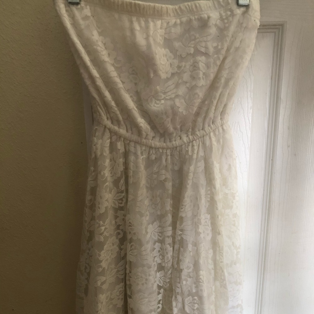 Lacy Hollister strapless dress